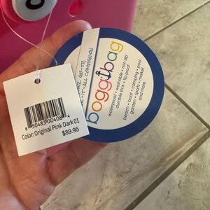 Large pink Bogg Bag New with tags